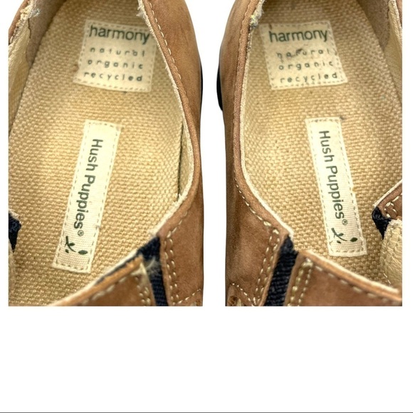 Hush Puppies Harmony Natural Organic Recycled Mary Jane Comfort Brown Size 7.5 - Picture 14 of 14